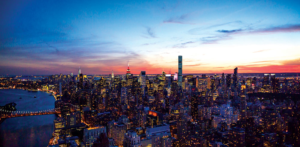 A view of New York City (Credit: DBOX FOR CIM GROUP/MACKLOWE PROPERTIES)